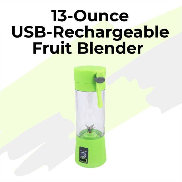 13-Ounce USB-Rechargeable Fruit Blender – Juice & Smoothies Anywhere Bestsellis https://bestsellis.com https://bestsellis.com/?p=67088