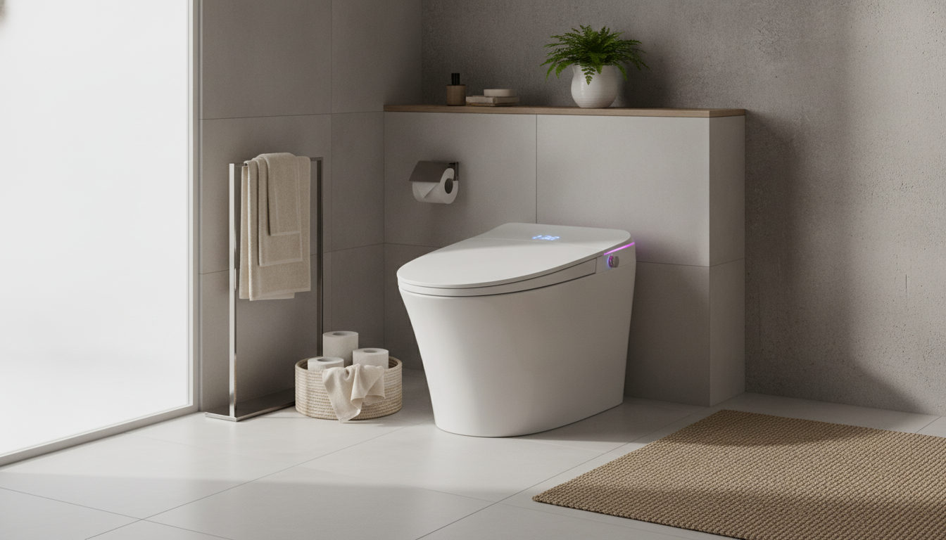 All-in-One Smart Bidet Toilets: Auto Flush, Heat, Dry