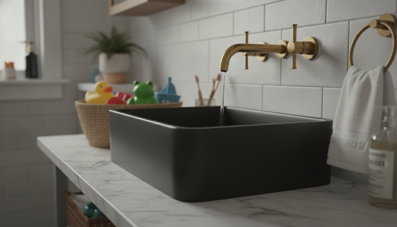 Best Sink Colors for Brass Faucets (White, Black & More)