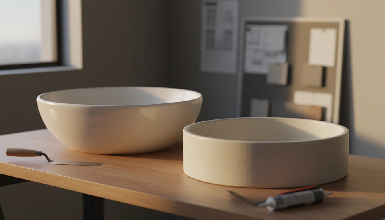 Porcelain vs Ceramic Bathroom Sinks: Key Differences