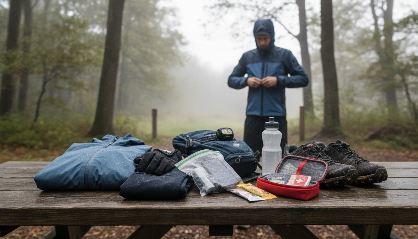 Wind & Rain Checklist for Safe Running or Hiking