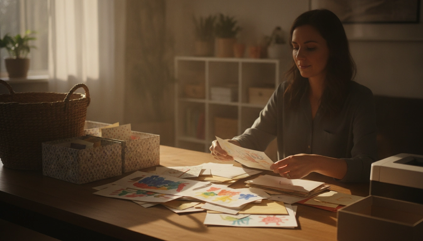 Declutter Sentimental Papers Without the Guilt