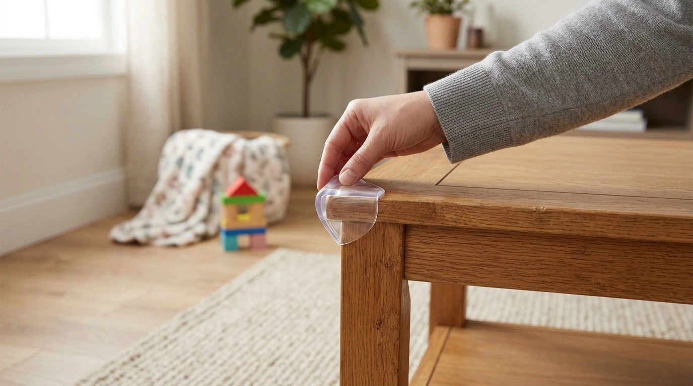 How to Baby-Proof Corners and Sharp Furniture Edges
