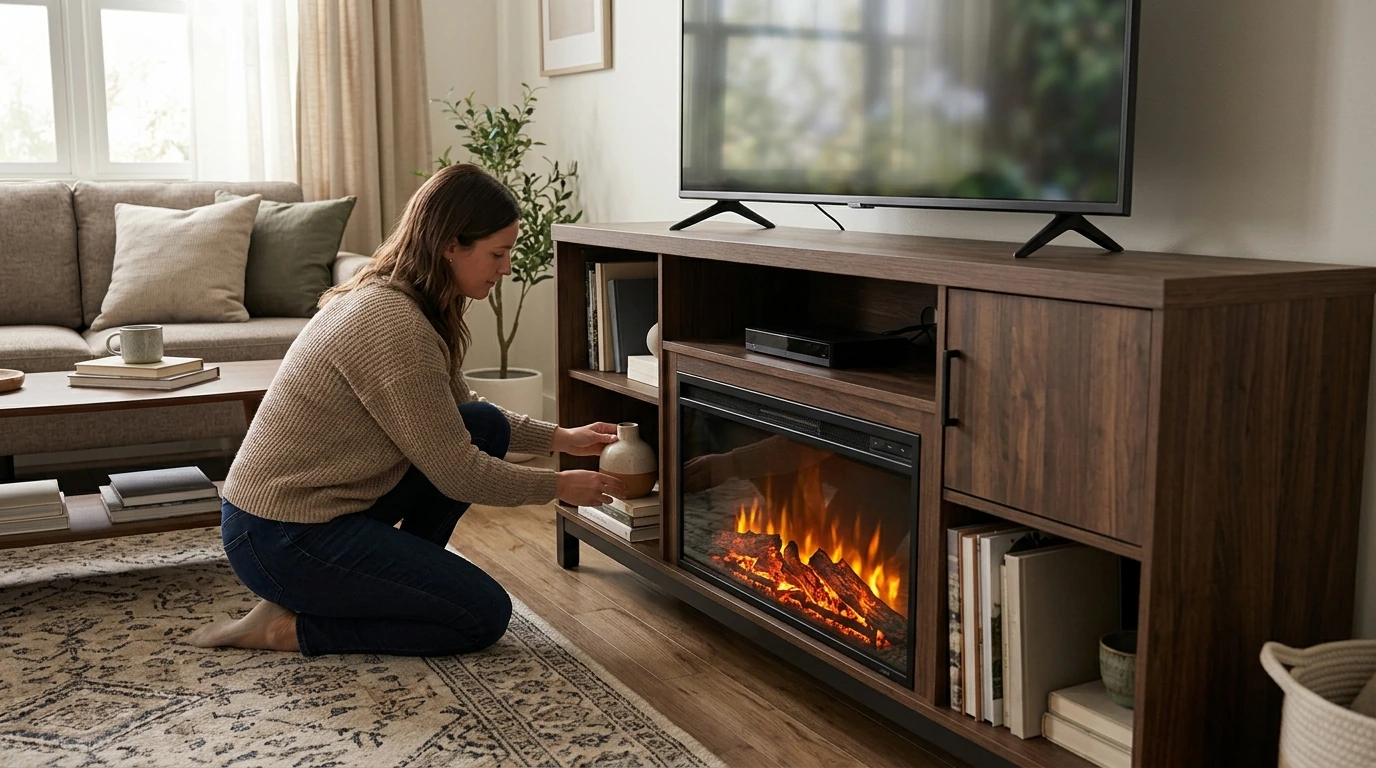 TV Stand With Fireplace: Pros, Cons, and Tips